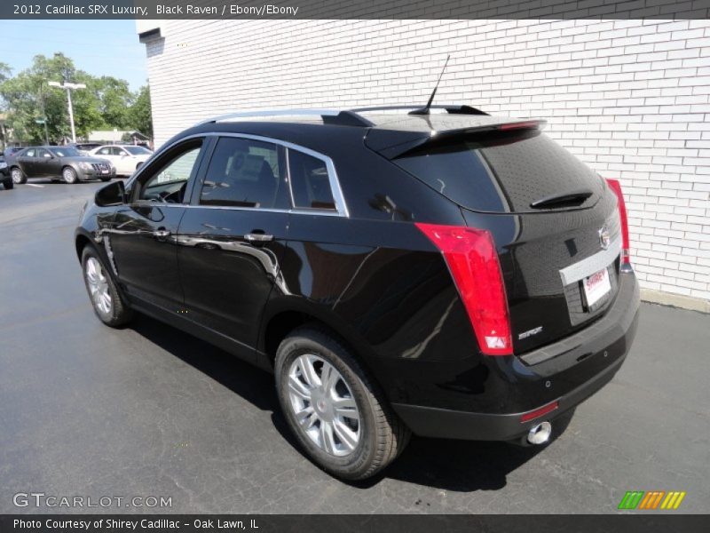 Black Raven / Ebony/Ebony 2012 Cadillac SRX Luxury