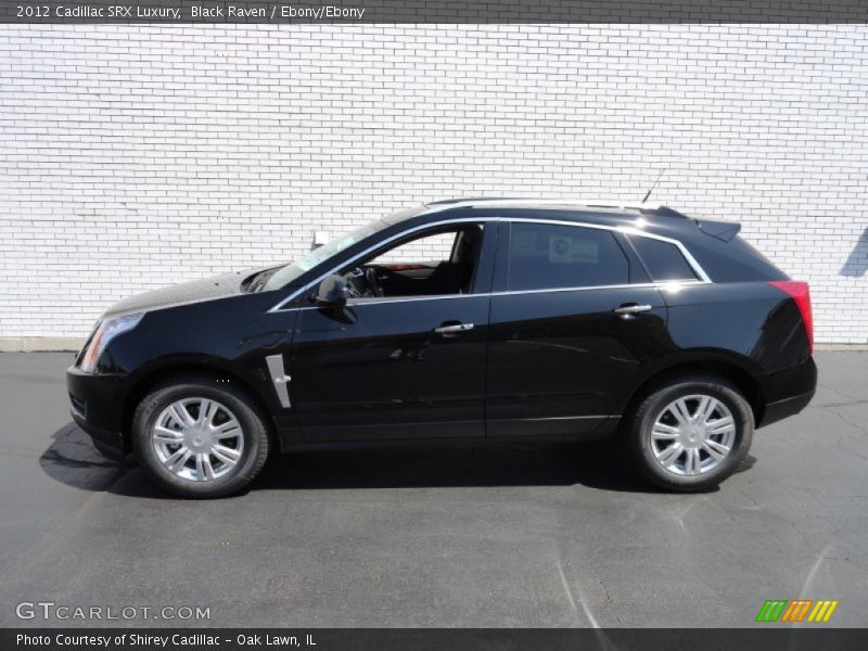 Black Raven / Ebony/Ebony 2012 Cadillac SRX Luxury