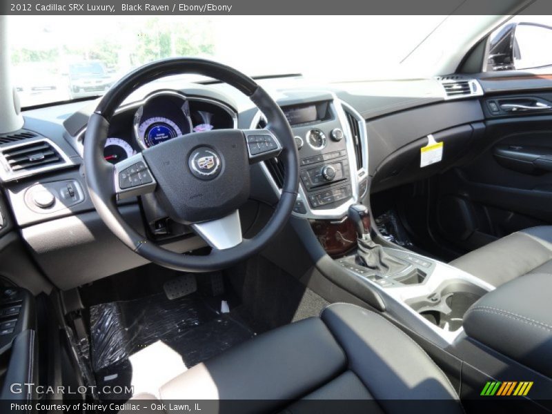 Black Raven / Ebony/Ebony 2012 Cadillac SRX Luxury