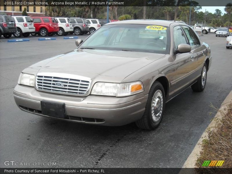 Arizona Beige Metallic / Medium Parchment 2001 Ford Crown Victoria