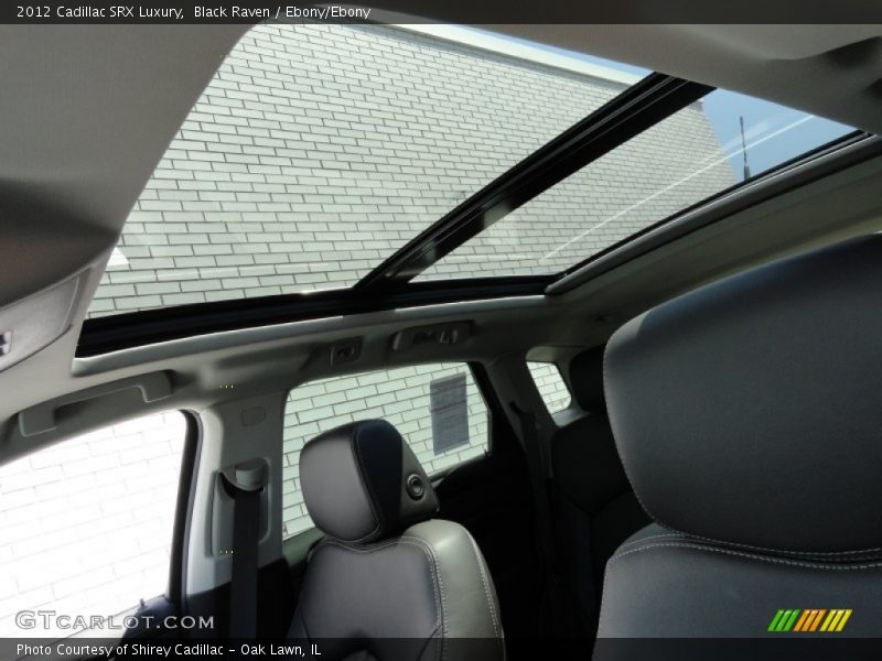 Black Raven / Ebony/Ebony 2012 Cadillac SRX Luxury