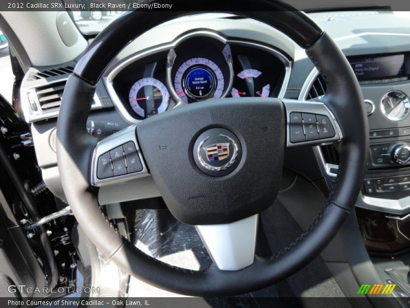 Black Raven / Ebony/Ebony 2012 Cadillac SRX Luxury
