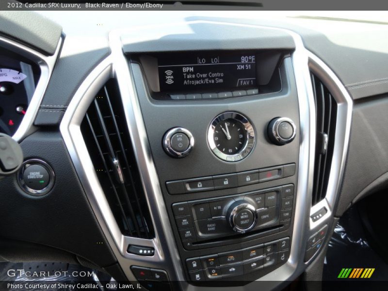 Black Raven / Ebony/Ebony 2012 Cadillac SRX Luxury