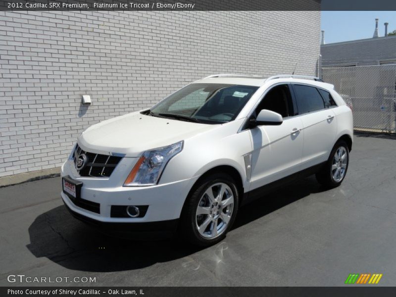 Platinum Ice Tricoat / Ebony/Ebony 2012 Cadillac SRX Premium
