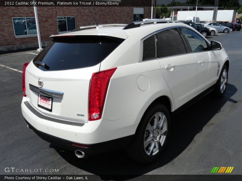 Platinum Ice Tricoat / Ebony/Ebony 2012 Cadillac SRX Premium
