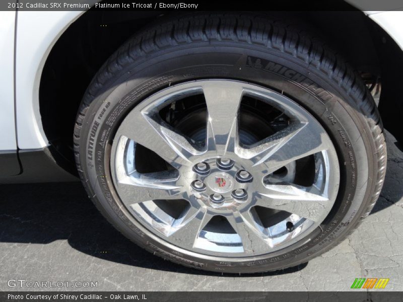 Platinum Ice Tricoat / Ebony/Ebony 2012 Cadillac SRX Premium