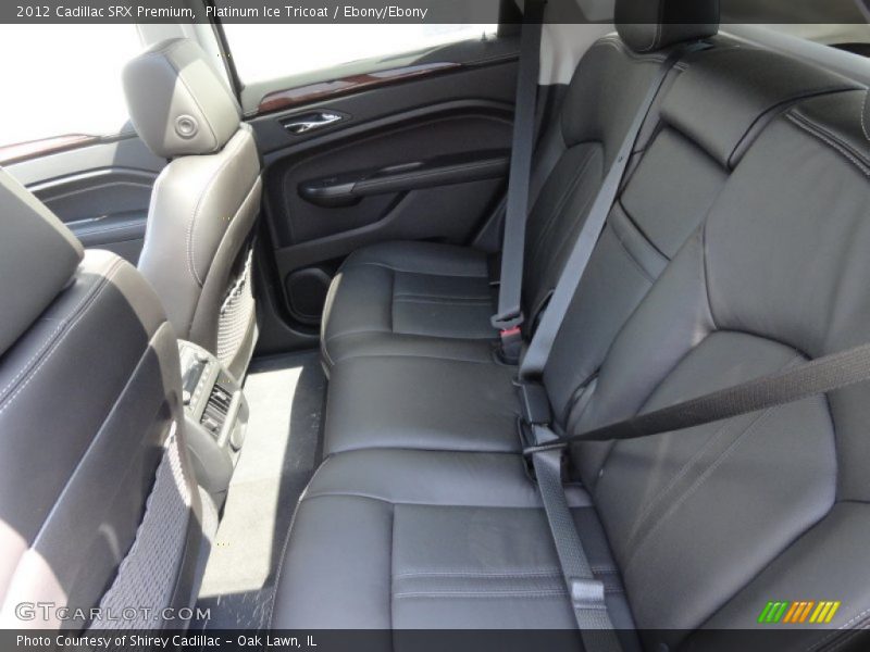 Platinum Ice Tricoat / Ebony/Ebony 2012 Cadillac SRX Premium