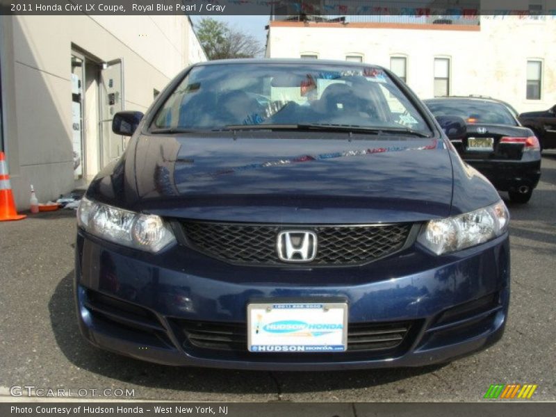 Royal Blue Pearl / Gray 2011 Honda Civic LX Coupe