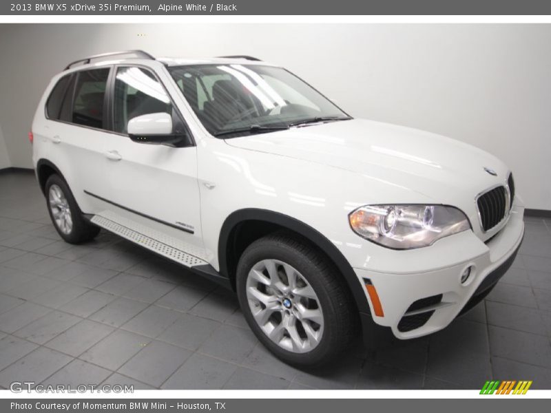 Alpine White / Black 2013 BMW X5 xDrive 35i Premium