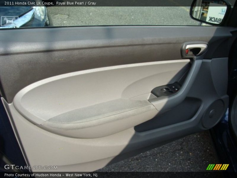 Royal Blue Pearl / Gray 2011 Honda Civic LX Coupe