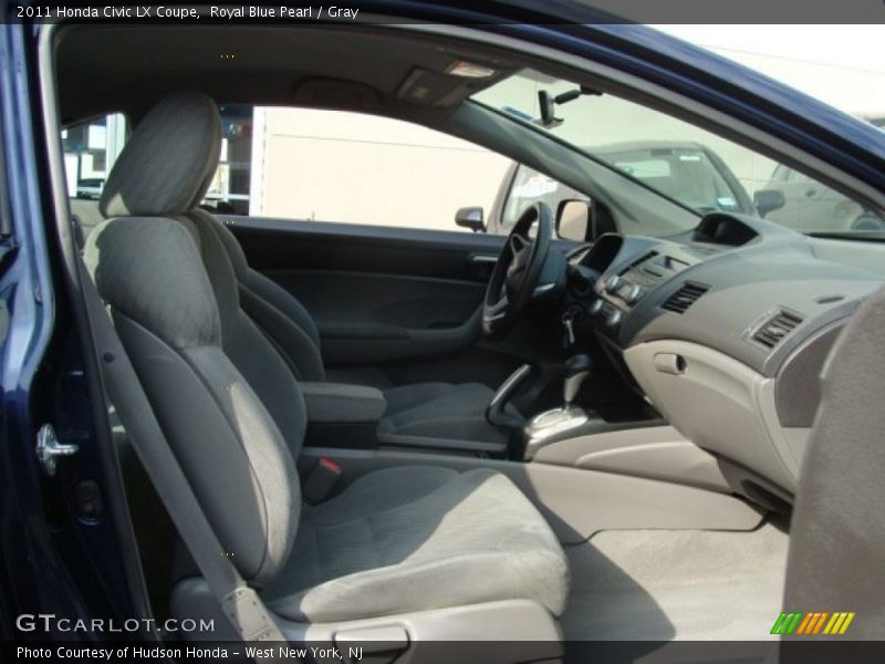 Royal Blue Pearl / Gray 2011 Honda Civic LX Coupe