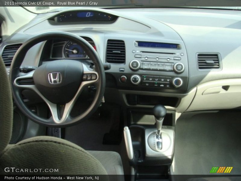 Royal Blue Pearl / Gray 2011 Honda Civic LX Coupe