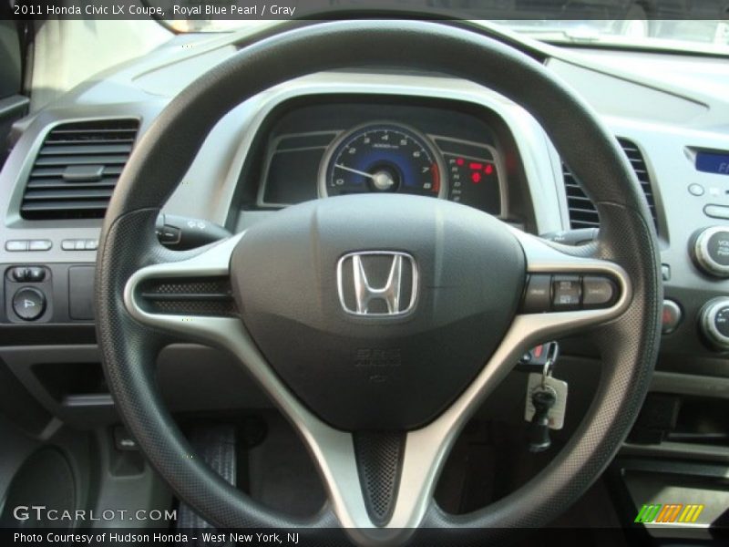 Royal Blue Pearl / Gray 2011 Honda Civic LX Coupe