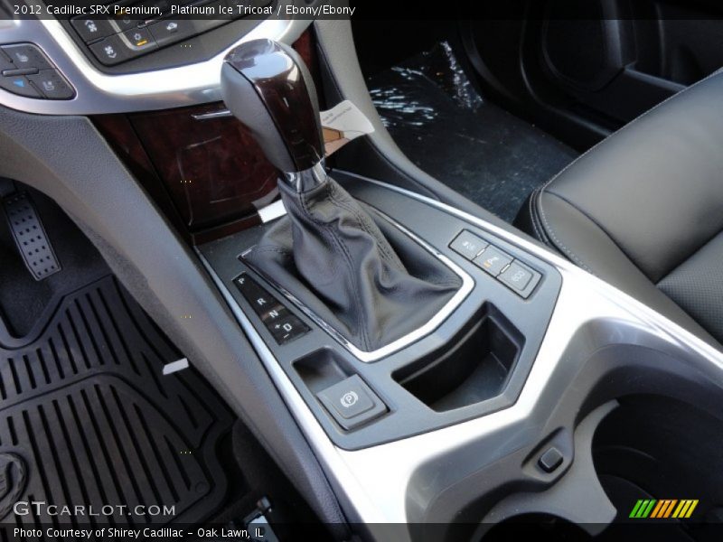 Platinum Ice Tricoat / Ebony/Ebony 2012 Cadillac SRX Premium