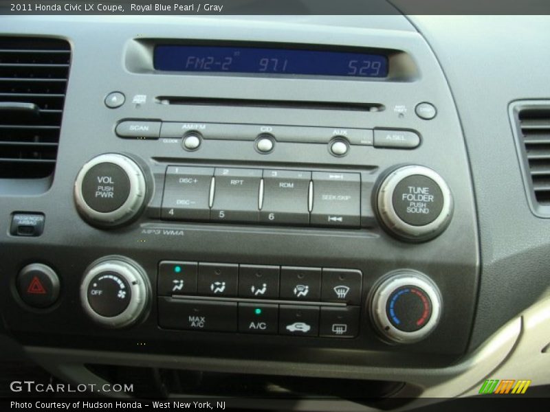 Royal Blue Pearl / Gray 2011 Honda Civic LX Coupe