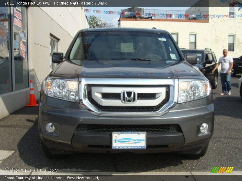 Polished Metal Metallic / Black 2011 Honda Pilot EX 4WD