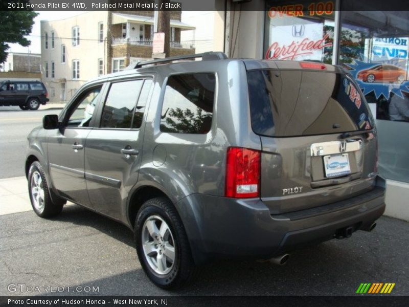 Polished Metal Metallic / Black 2011 Honda Pilot EX 4WD