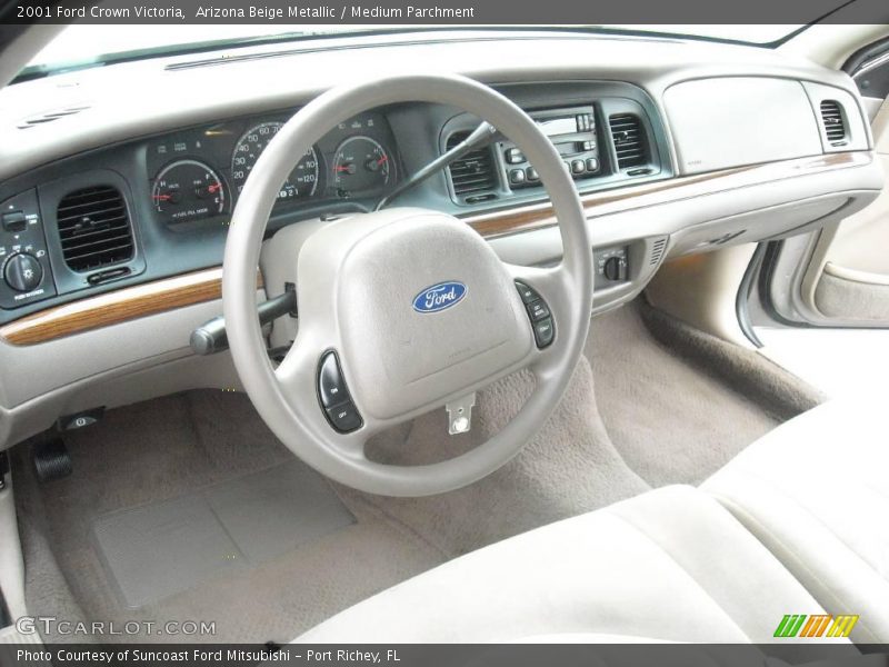 Arizona Beige Metallic / Medium Parchment 2001 Ford Crown Victoria