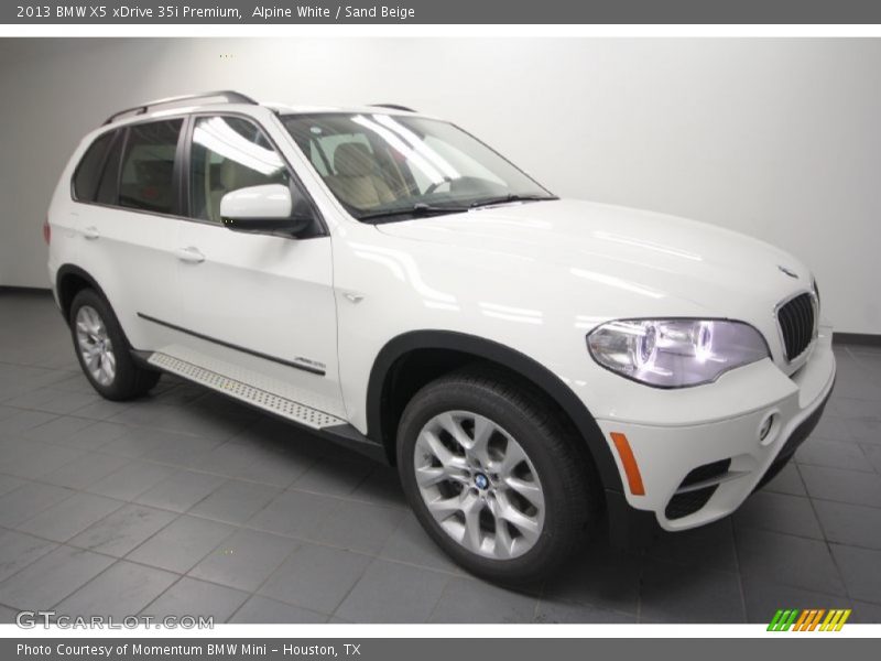 Alpine White / Sand Beige 2013 BMW X5 xDrive 35i Premium