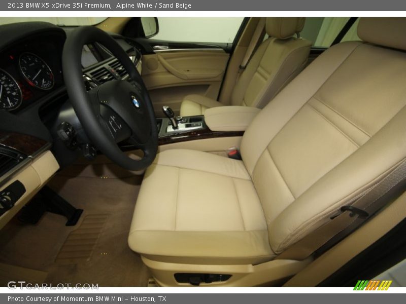 Alpine White / Sand Beige 2013 BMW X5 xDrive 35i Premium