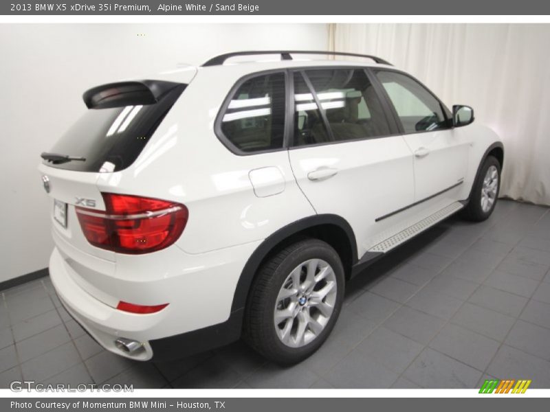 Alpine White / Sand Beige 2013 BMW X5 xDrive 35i Premium