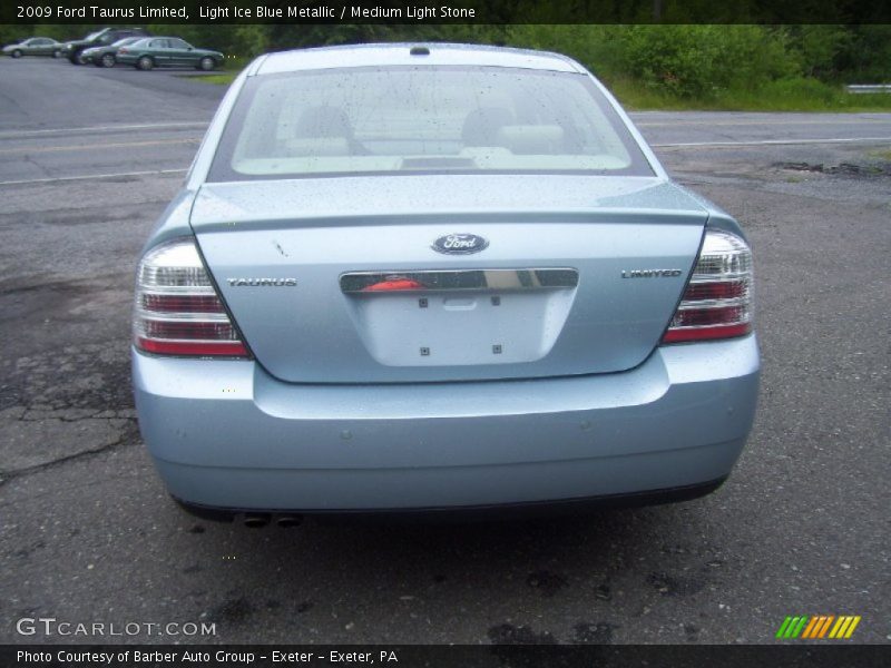 Light Ice Blue Metallic / Medium Light Stone 2009 Ford Taurus Limited