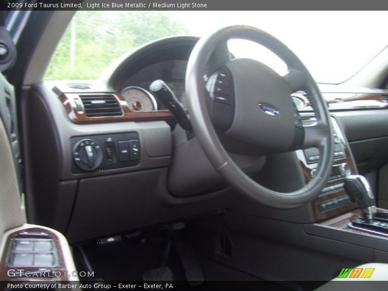 Light Ice Blue Metallic / Medium Light Stone 2009 Ford Taurus Limited