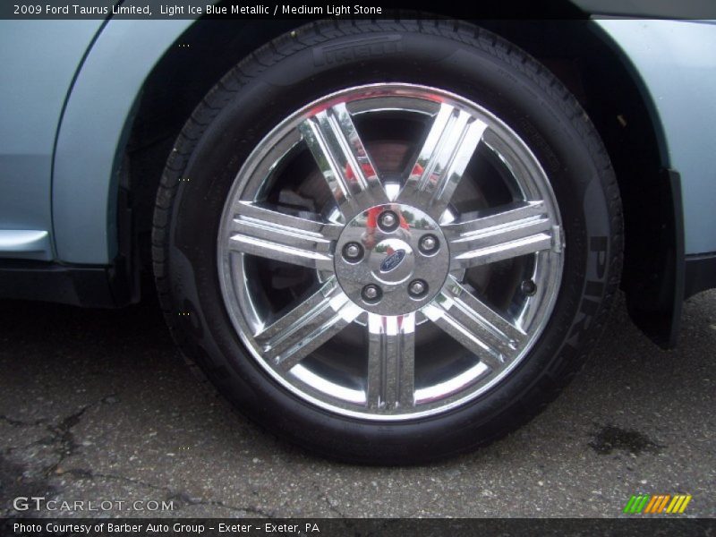 Light Ice Blue Metallic / Medium Light Stone 2009 Ford Taurus Limited
