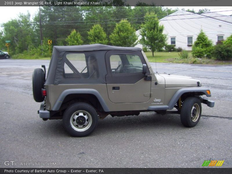 Light Khaki Metallic / Khaki 2003 Jeep Wrangler SE 4x4