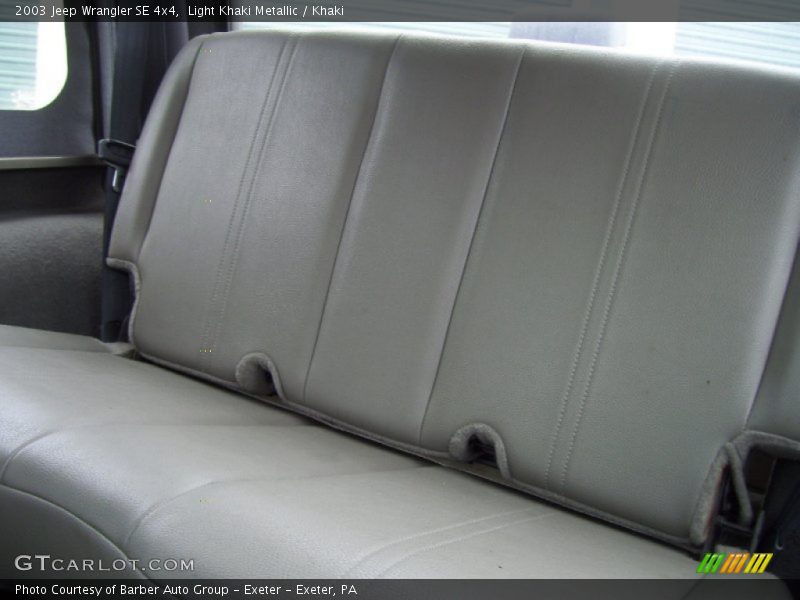 Light Khaki Metallic / Khaki 2003 Jeep Wrangler SE 4x4