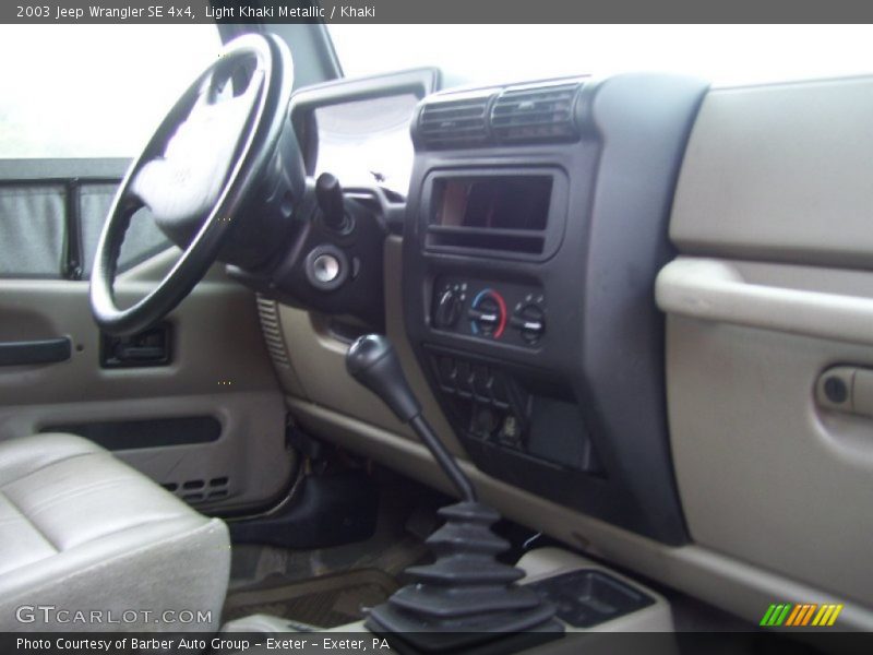 Light Khaki Metallic / Khaki 2003 Jeep Wrangler SE 4x4