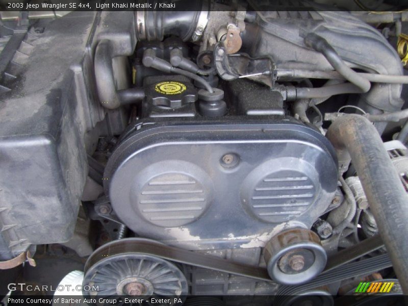 Light Khaki Metallic / Khaki 2003 Jeep Wrangler SE 4x4