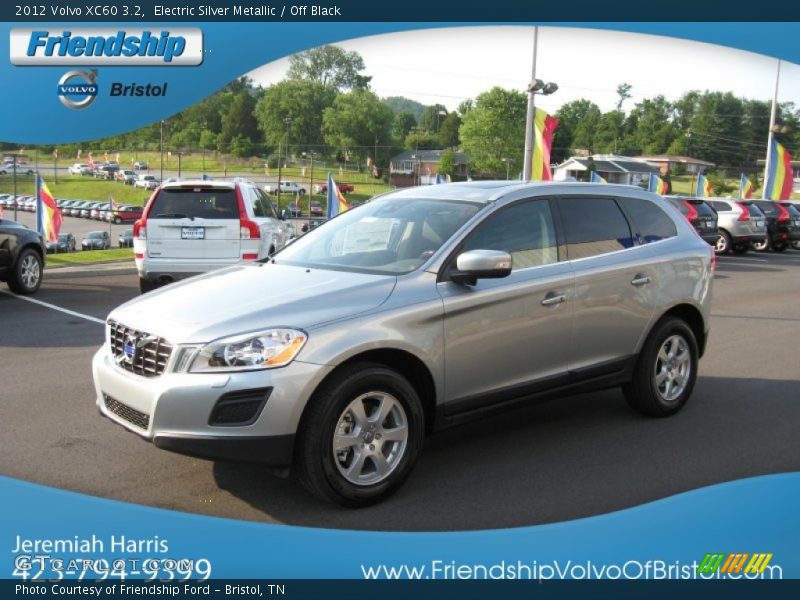 Electric Silver Metallic / Off Black 2012 Volvo XC60 3.2