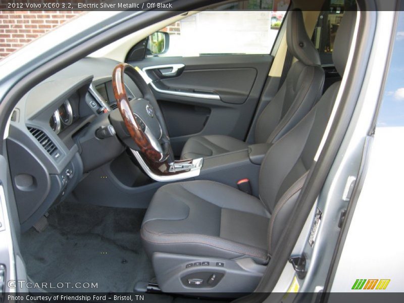 Electric Silver Metallic / Off Black 2012 Volvo XC60 3.2