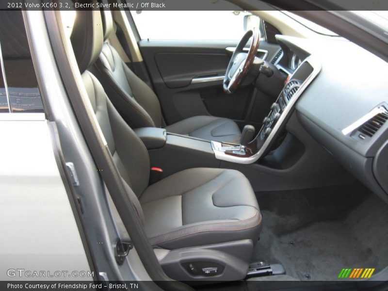 Electric Silver Metallic / Off Black 2012 Volvo XC60 3.2