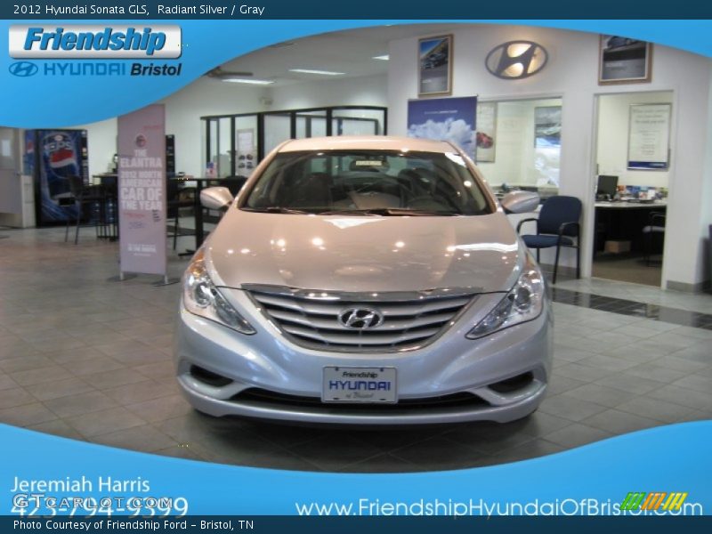 Radiant Silver / Gray 2012 Hyundai Sonata GLS