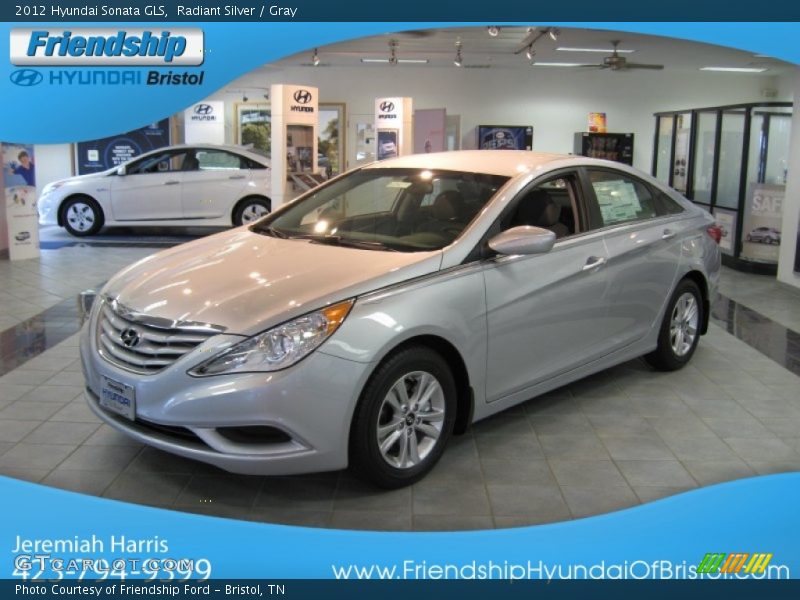 Radiant Silver / Gray 2012 Hyundai Sonata GLS