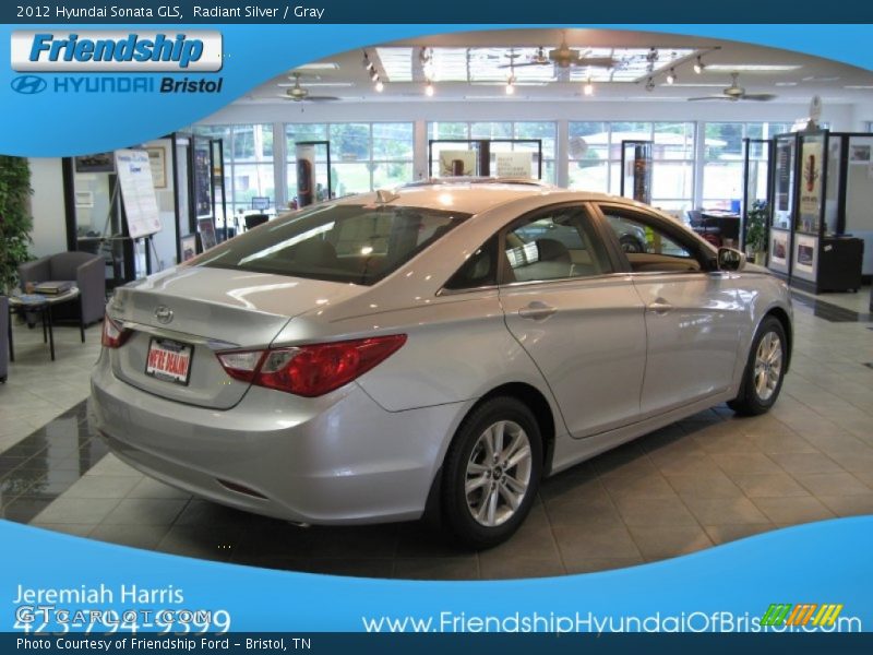 Radiant Silver / Gray 2012 Hyundai Sonata GLS