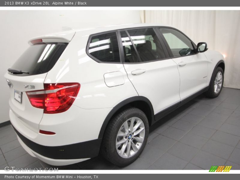 Alpine White / Black 2013 BMW X3 xDrive 28i