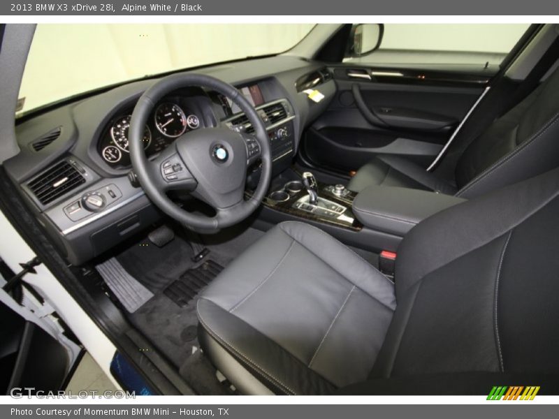 Alpine White / Black 2013 BMW X3 xDrive 28i
