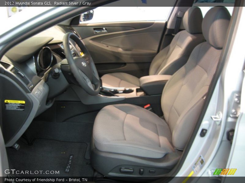Radiant Silver / Gray 2012 Hyundai Sonata GLS