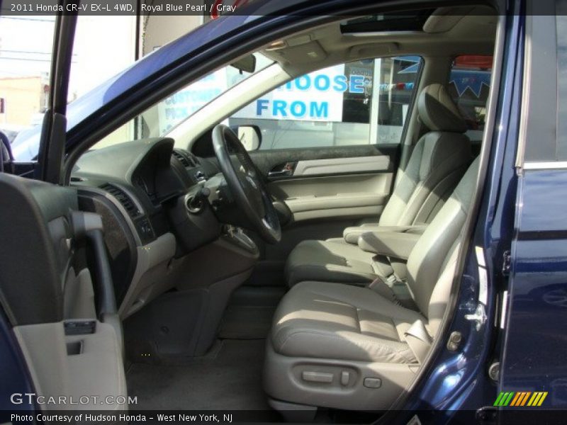 Royal Blue Pearl / Gray 2011 Honda CR-V EX-L 4WD