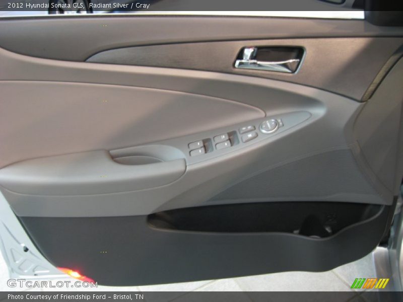 Radiant Silver / Gray 2012 Hyundai Sonata GLS