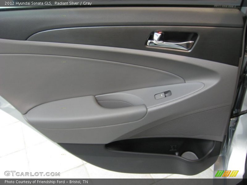 Radiant Silver / Gray 2012 Hyundai Sonata GLS