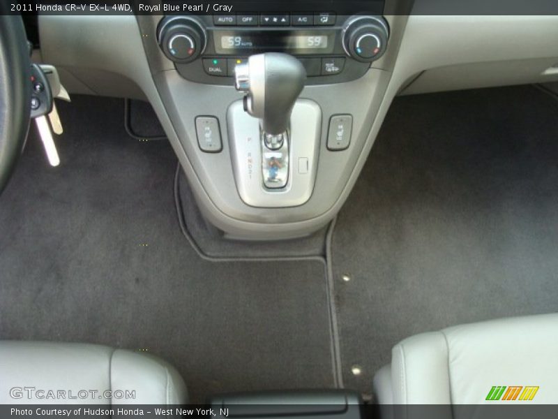 Royal Blue Pearl / Gray 2011 Honda CR-V EX-L 4WD