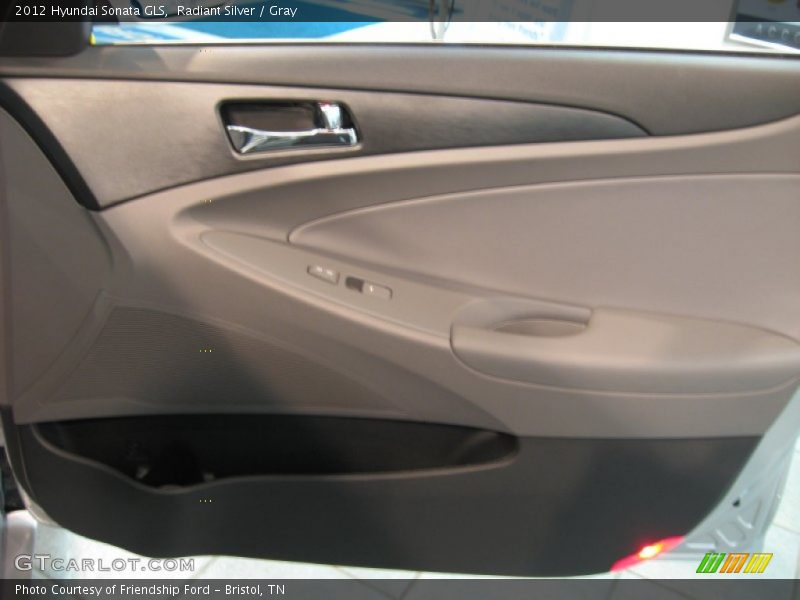 Radiant Silver / Gray 2012 Hyundai Sonata GLS