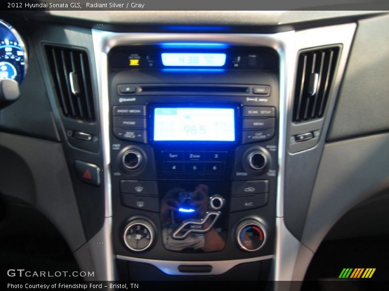 Radiant Silver / Gray 2012 Hyundai Sonata GLS