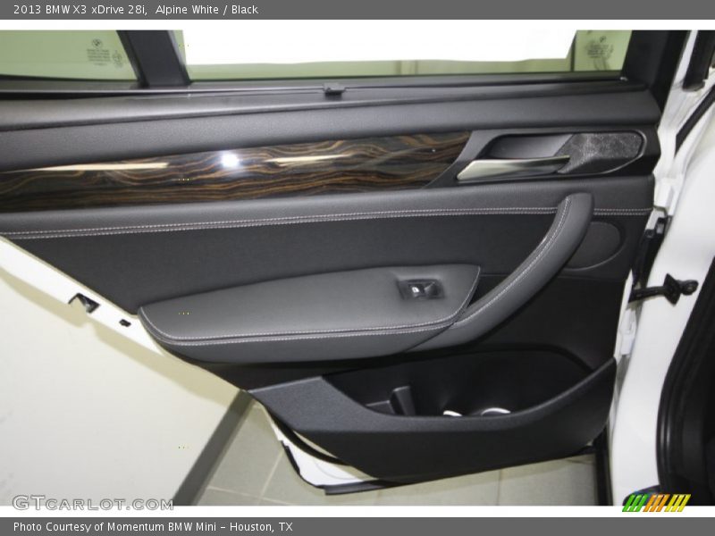 Alpine White / Black 2013 BMW X3 xDrive 28i