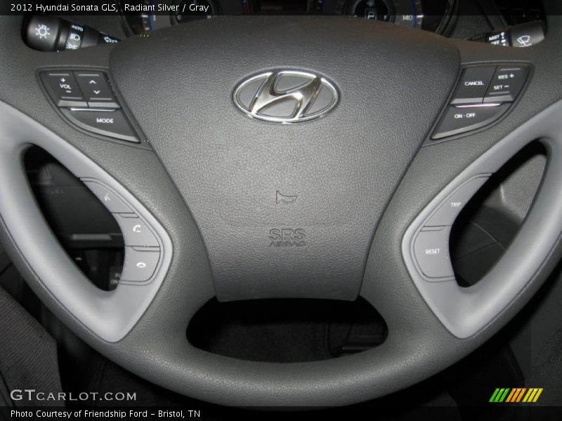 Radiant Silver / Gray 2012 Hyundai Sonata GLS