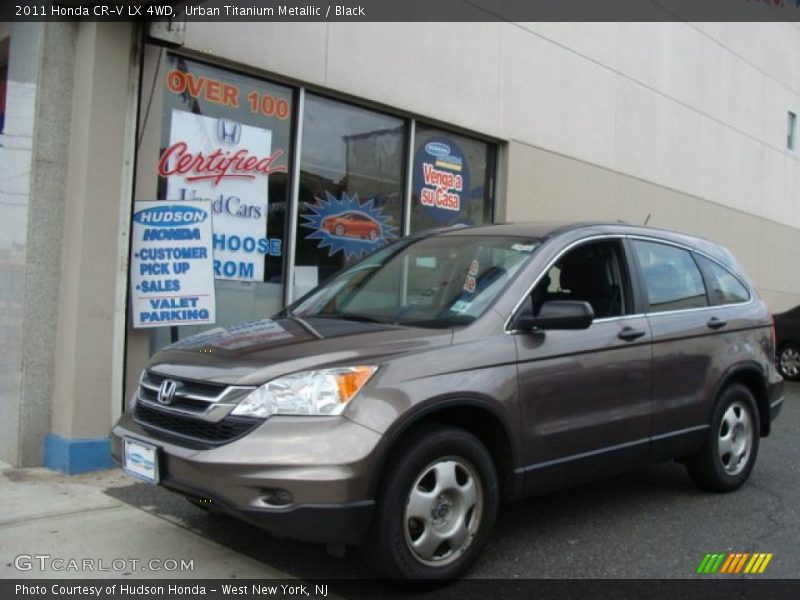 Urban Titanium Metallic / Black 2011 Honda CR-V LX 4WD